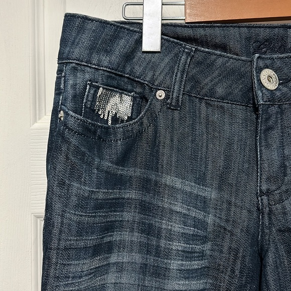 GUESS Y2K sequinned jeans. Size 31. - Picture 3 of 9